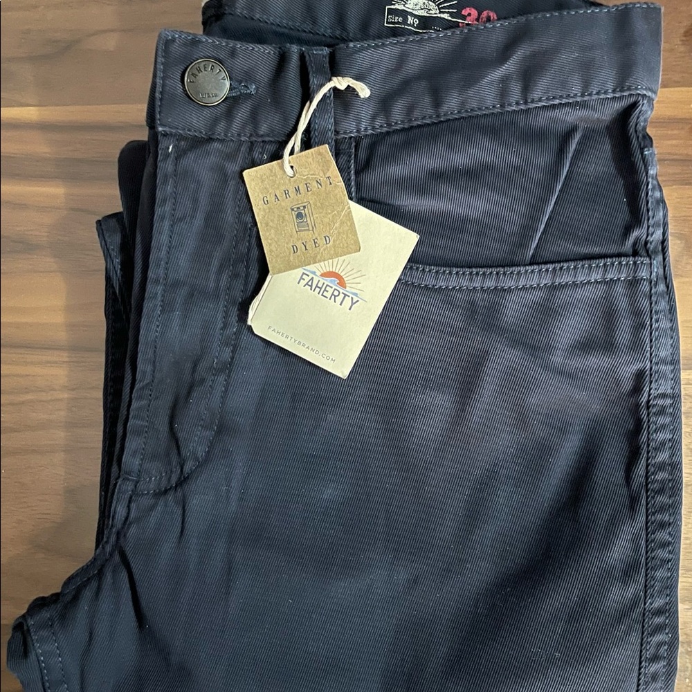 Faherty Comfort Twill 5 Pocket
